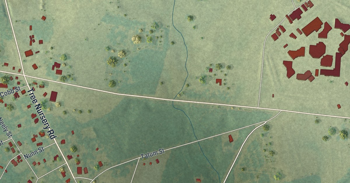 Map of Davisboro, Georgia