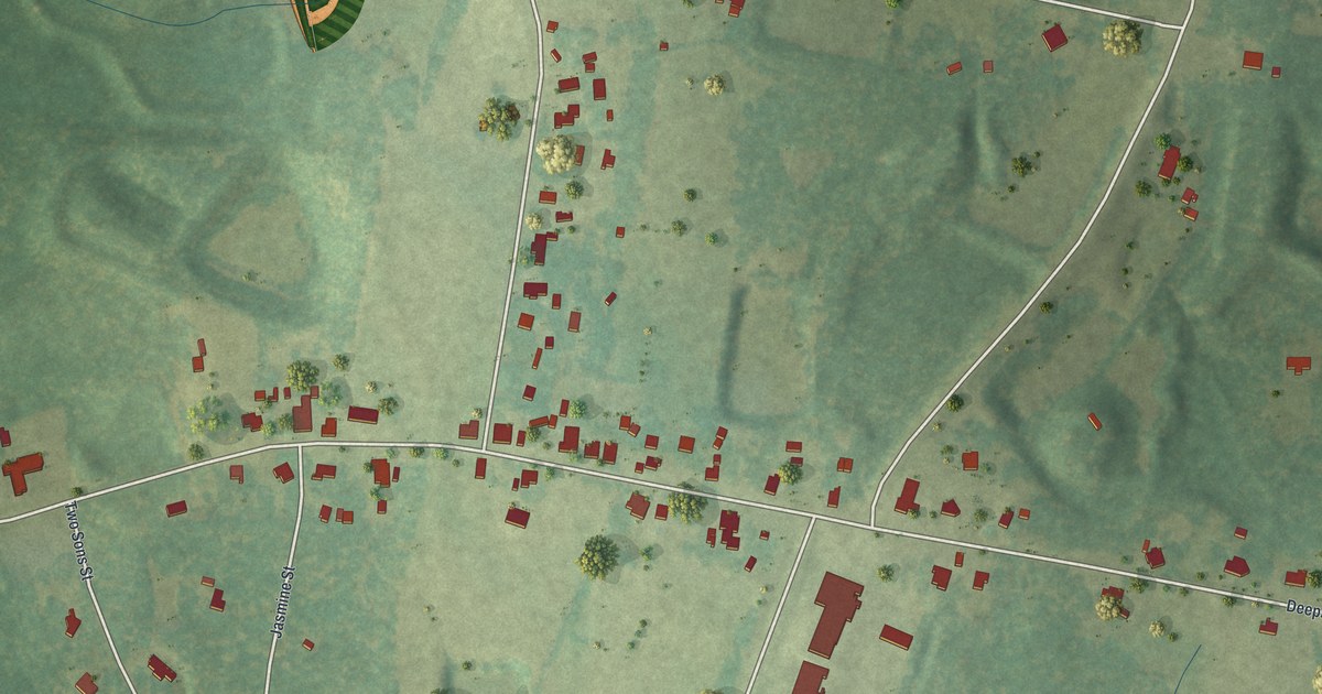 Map of Deepstep, Georgia