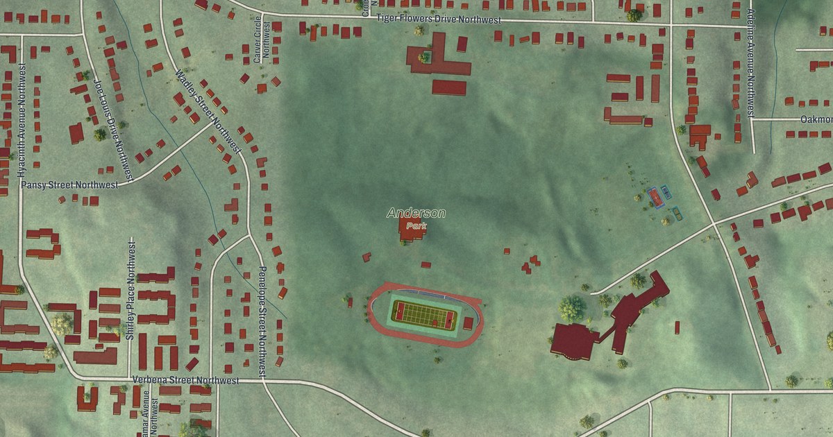 Map of Dixie Hills, Georgia