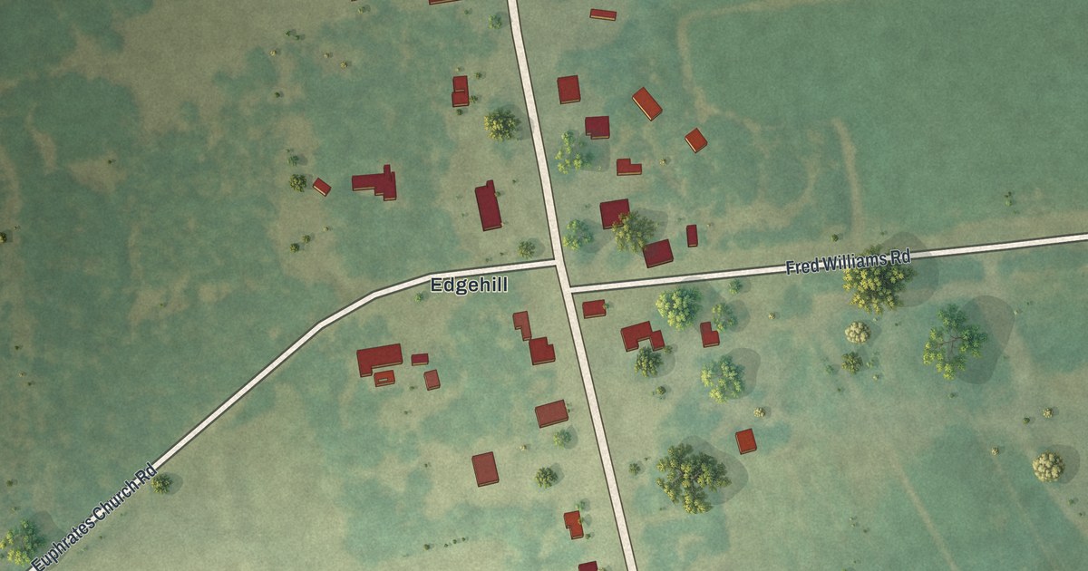 Map of Edge Hill, Georgia