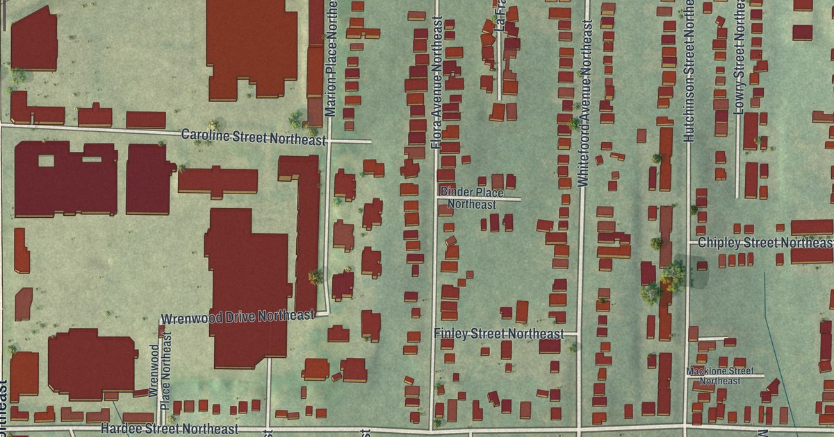 Map of Edgewood, Georgia
