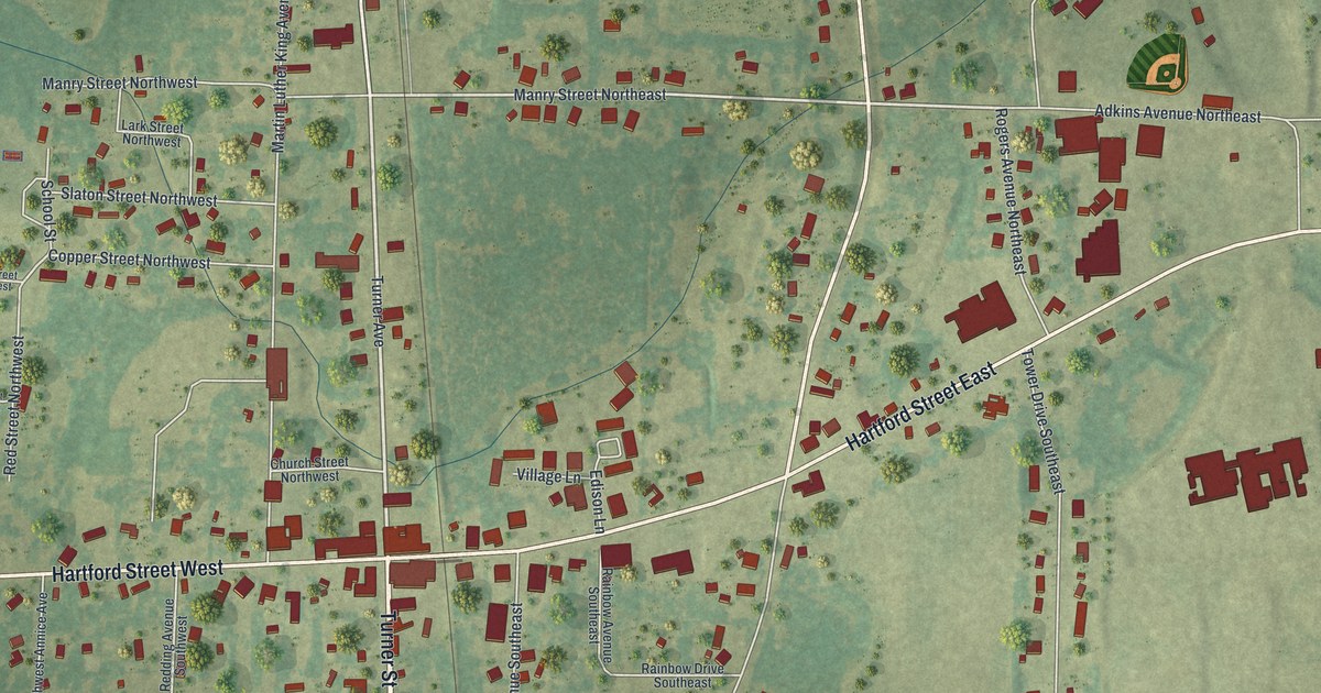 Map of Edison, Georgia