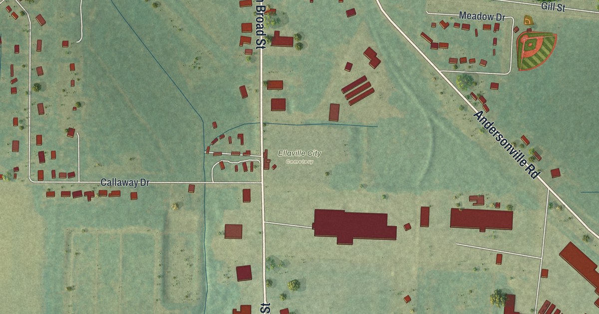 Map of Ellaville, Georgia