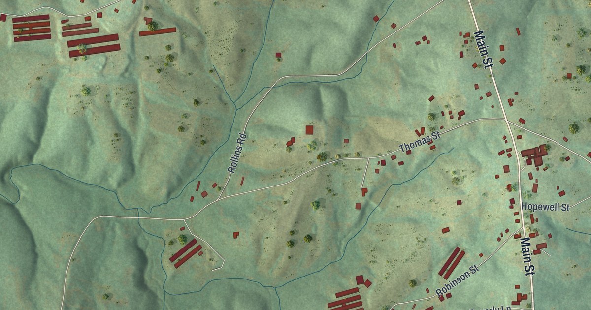 Map of Ephesus, Georgia