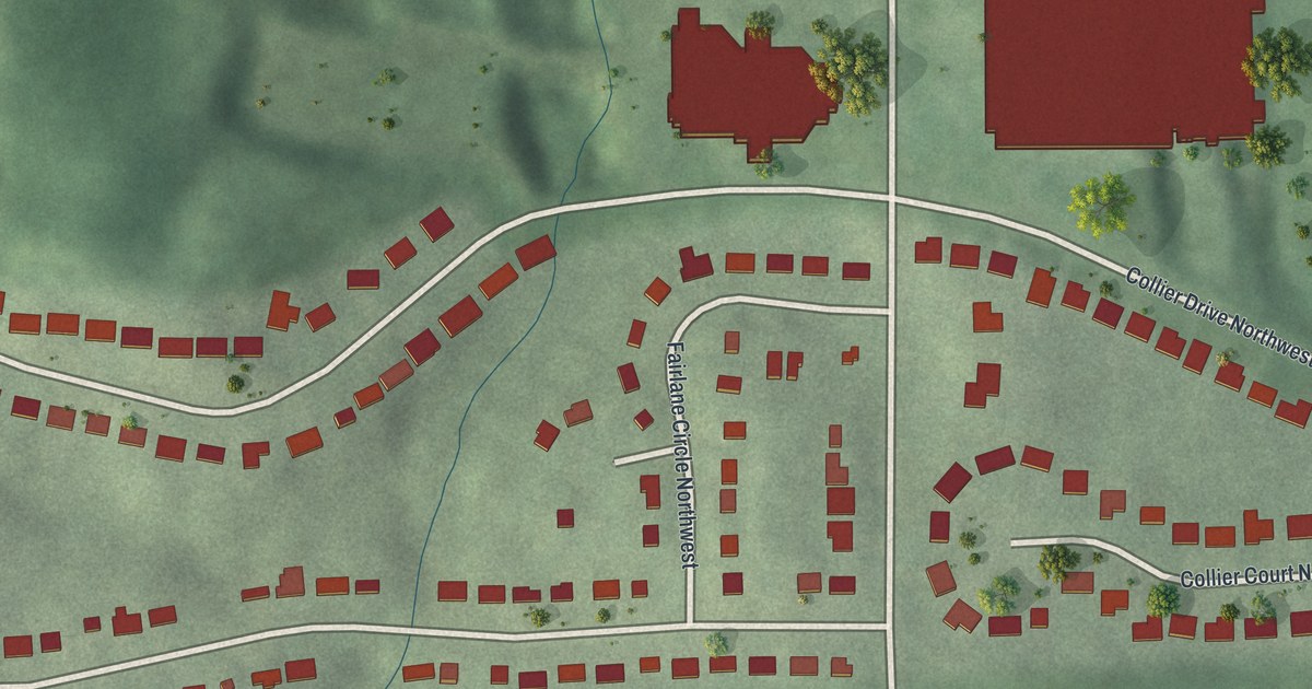 Map of Fairburn Heights, Georgia