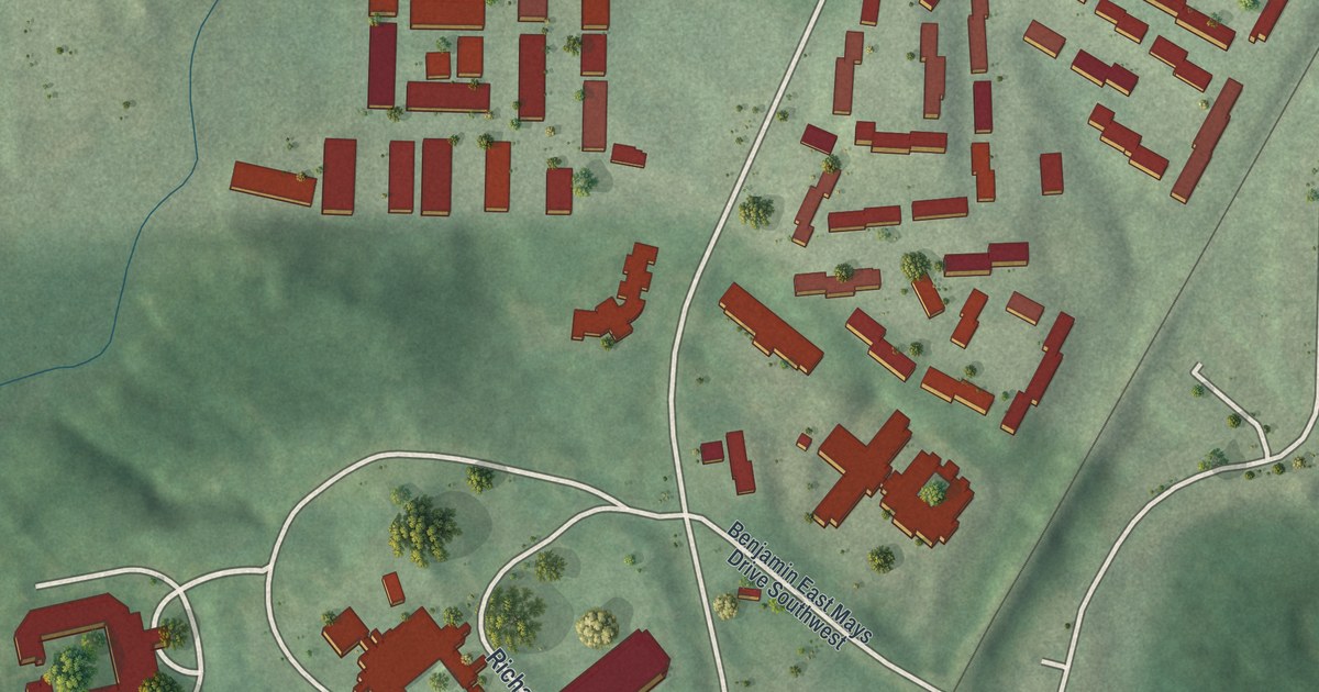 Map of Fairburn Mays, Georgia