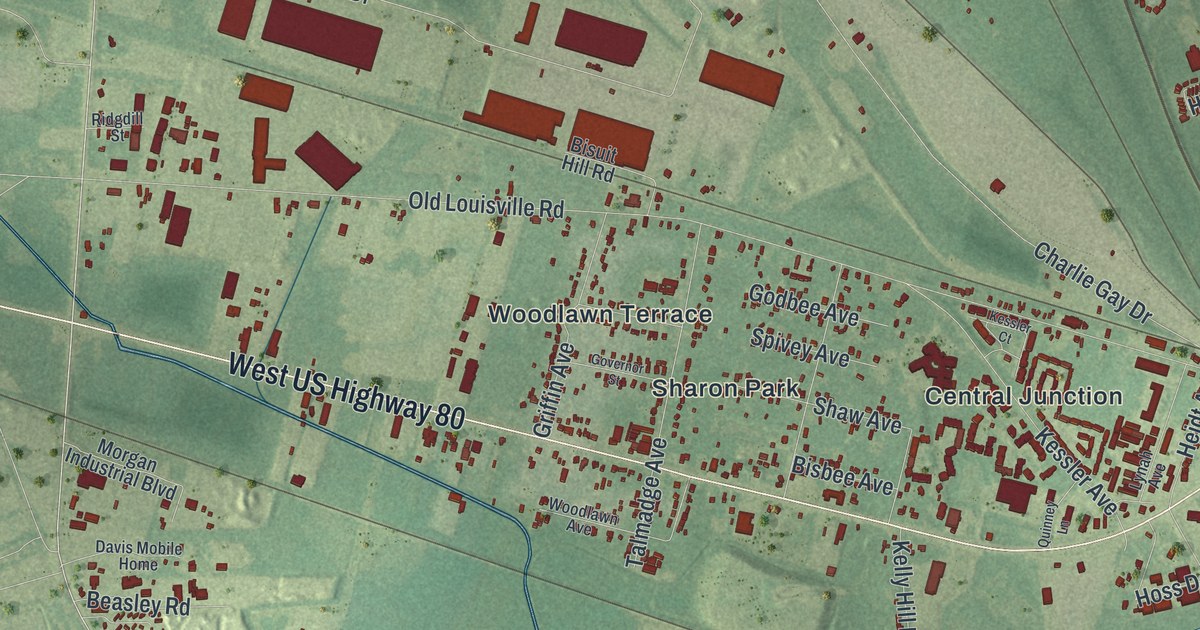 Map of Garden City, Georgia