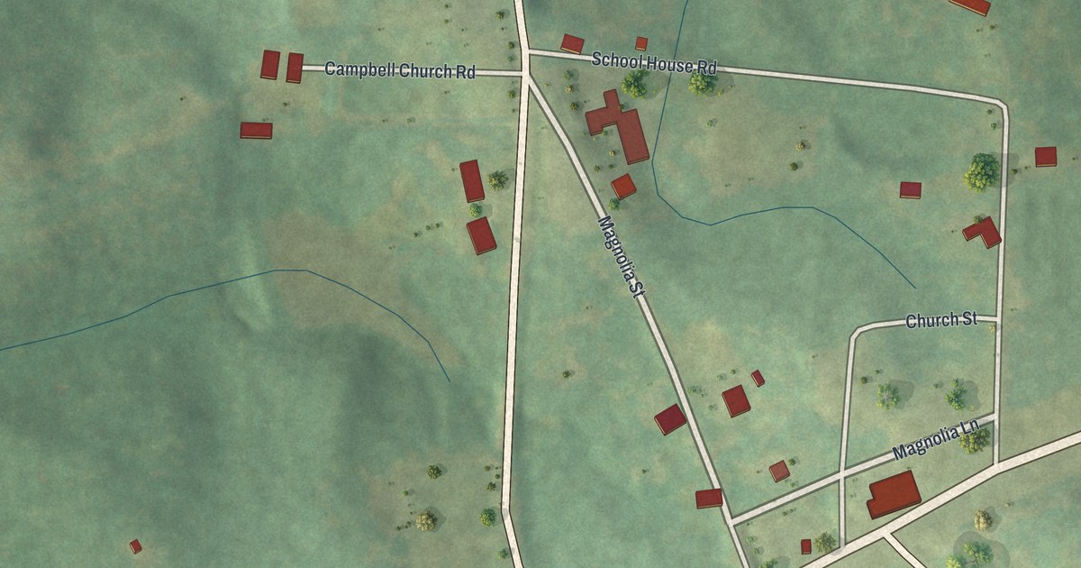 Map of Geneva, Georgia