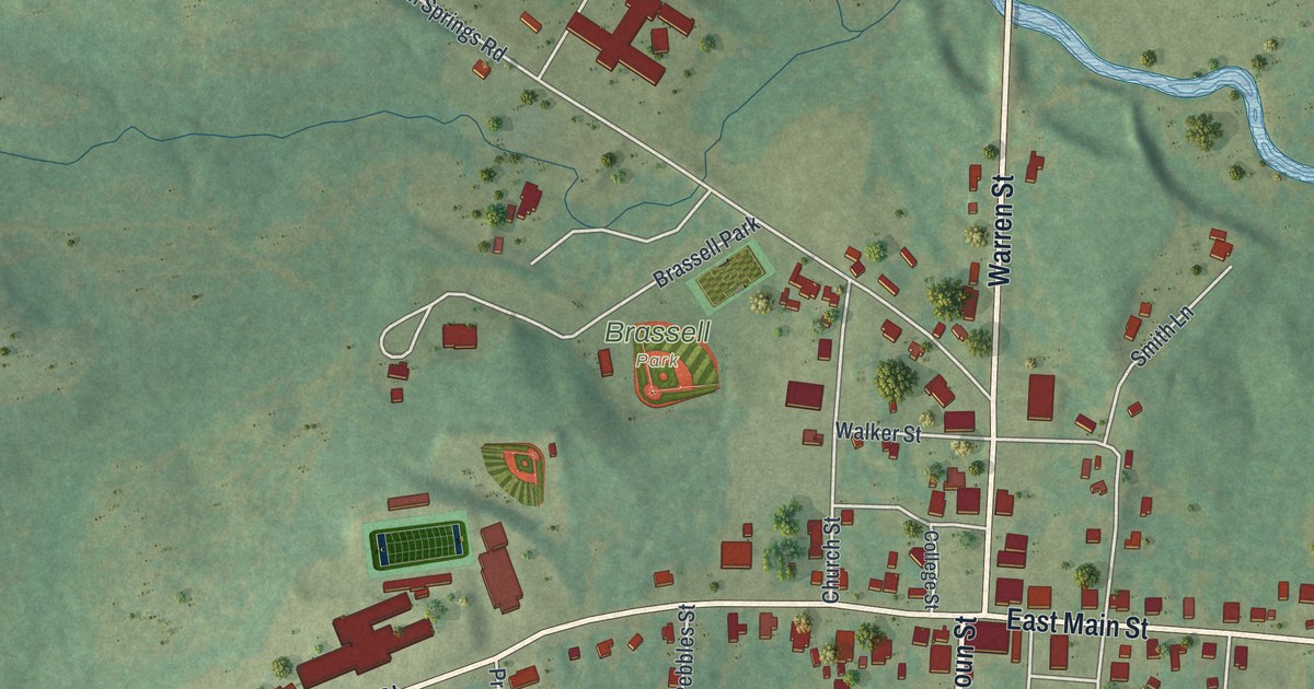 Map of Gibson, Georgia