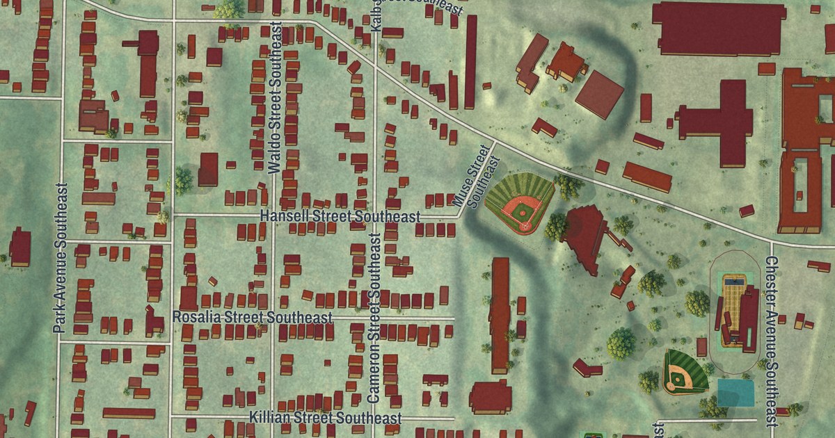 Map of Grant Park, Georgia