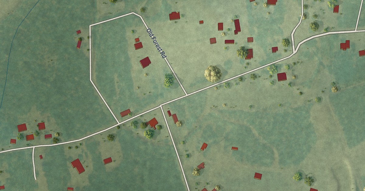 Map of Gumbranch, Georgia