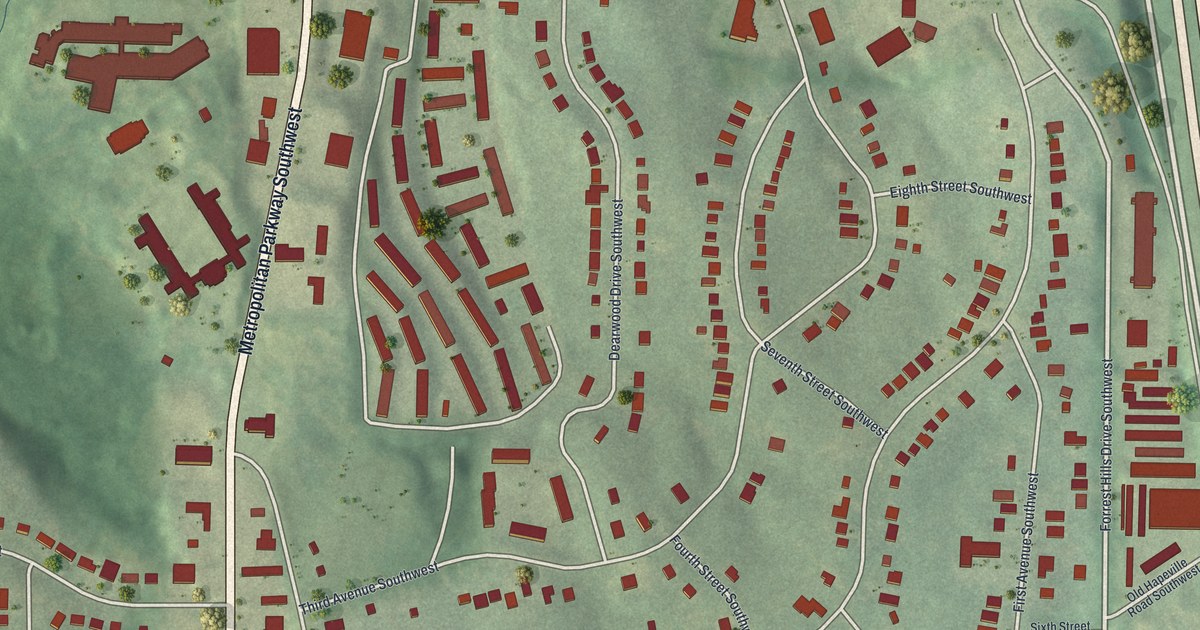Map of Hammond Park, Georgia