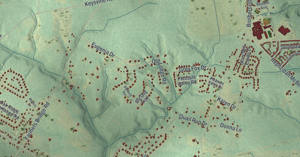 Map of Hephzibah, Georgia