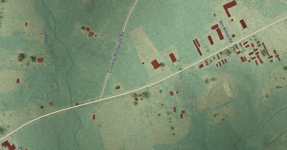 Map of Higgston, Georgia