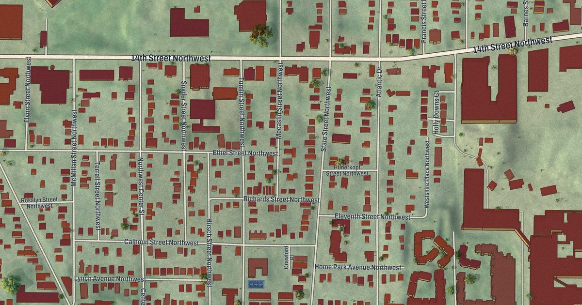 Map of Home Park, Georgia