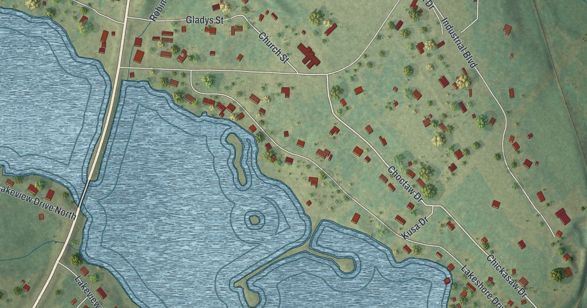 Map of Ivey, Georgia