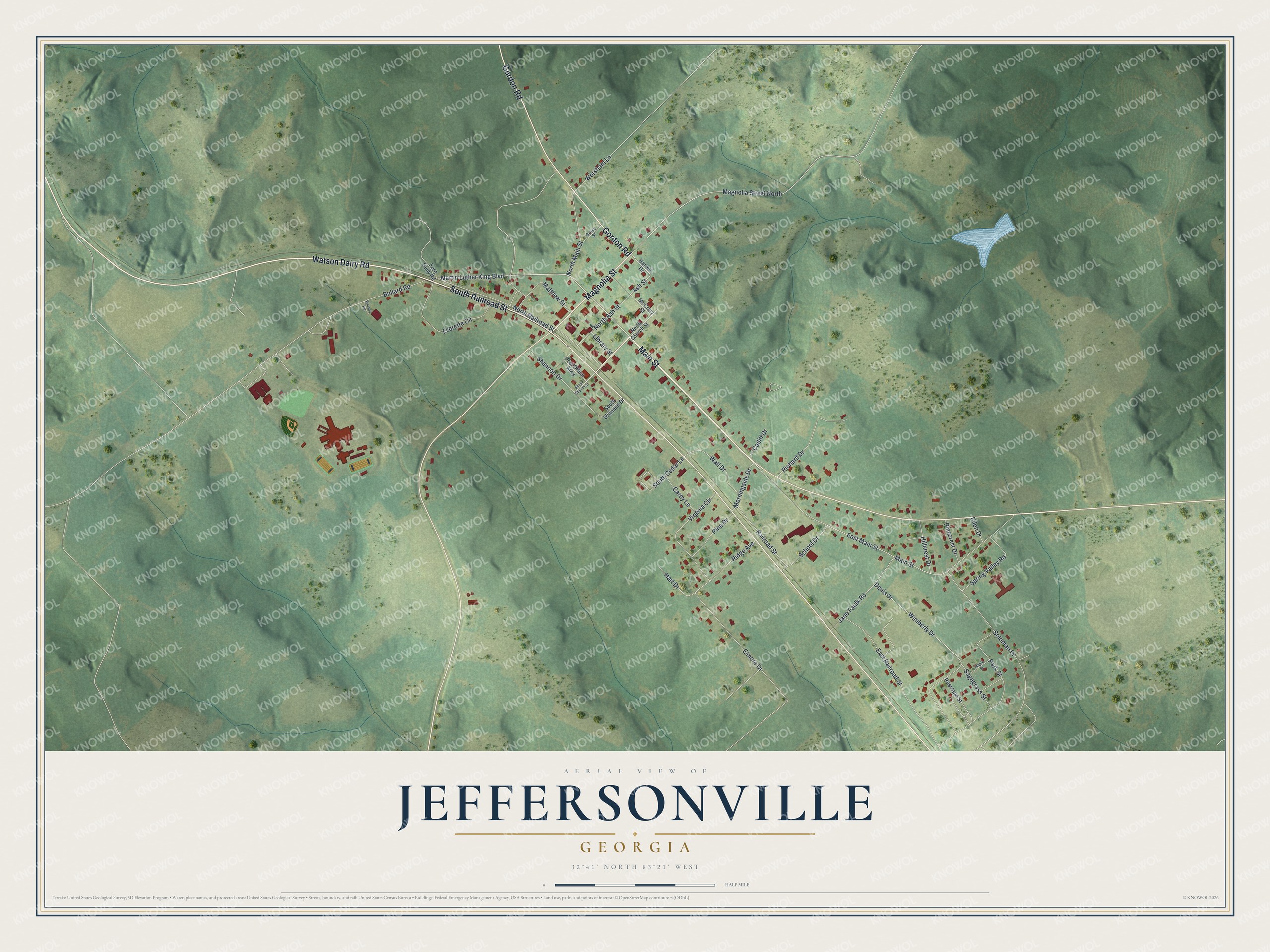 Watermarked full-map preview of Jeffersonville, Georgia