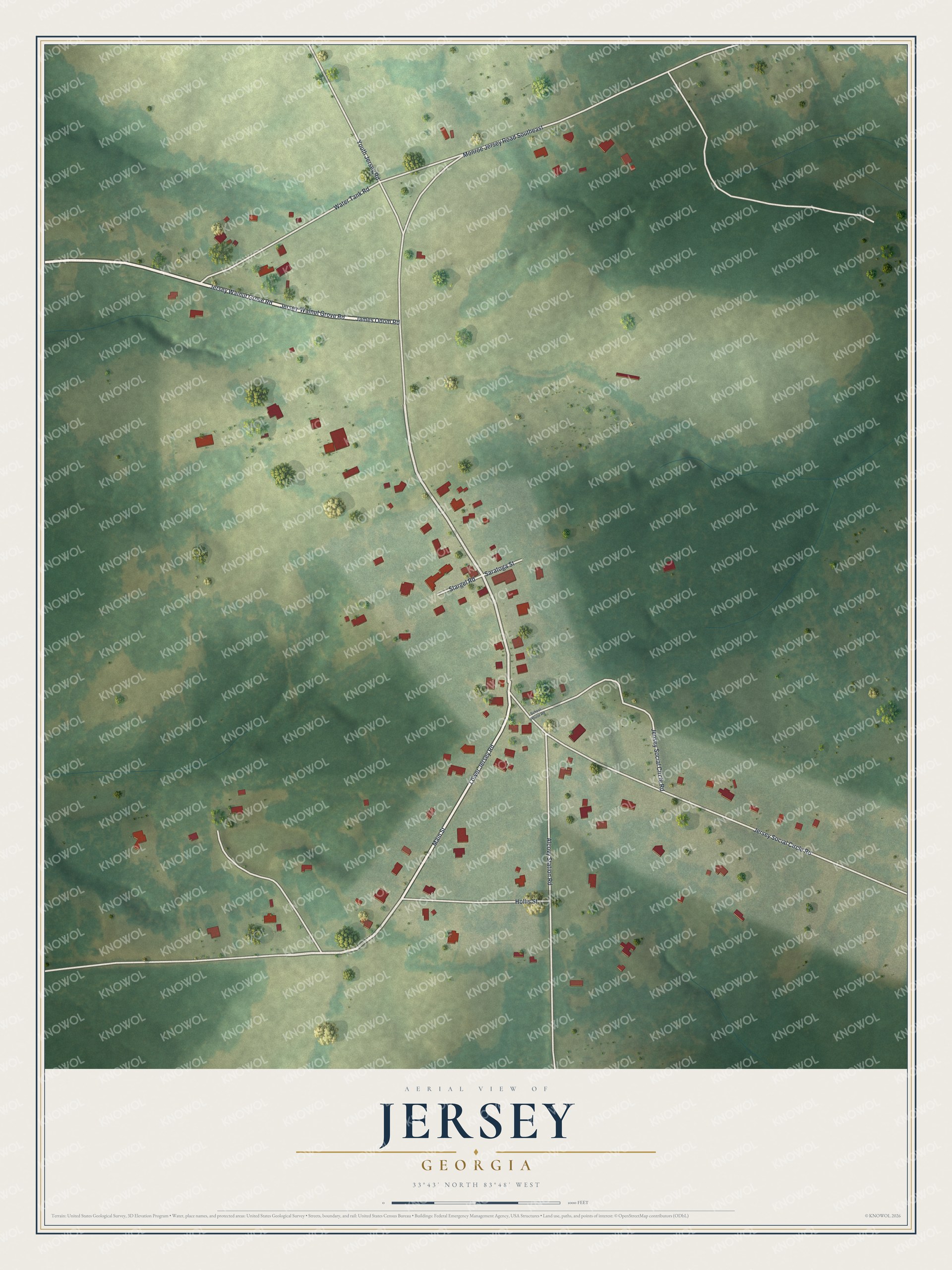 Watermarked full-map preview of Jersey, Georgia