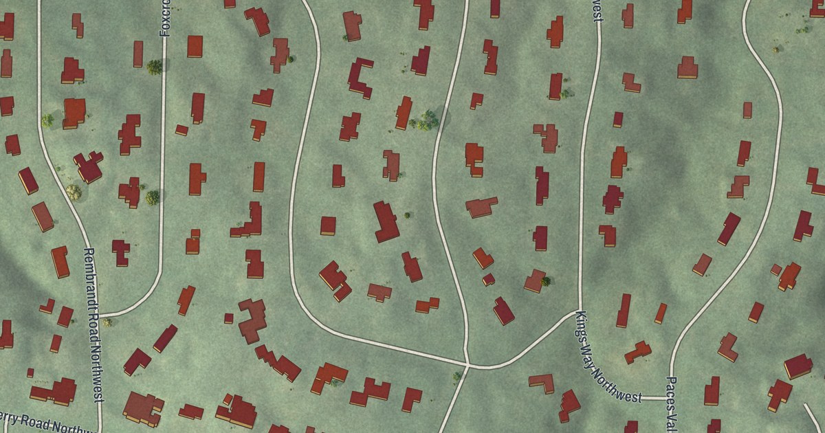 Map of Kingswood, Georgia