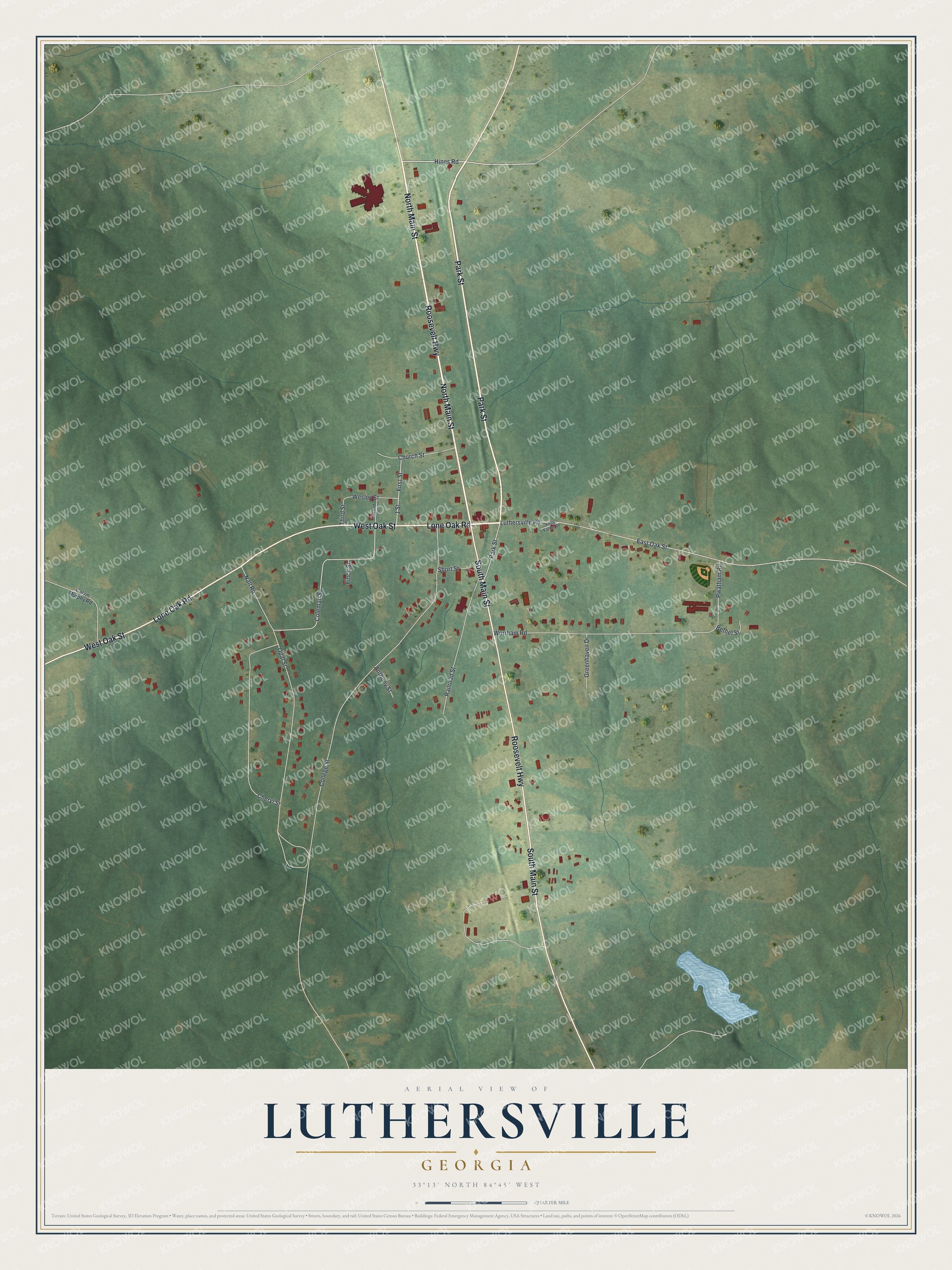 Watermarked full-map preview of Luthersville, Georgia