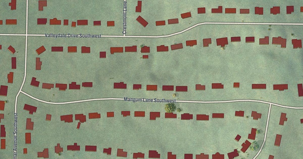 Map of Magnum Manor, Georgia