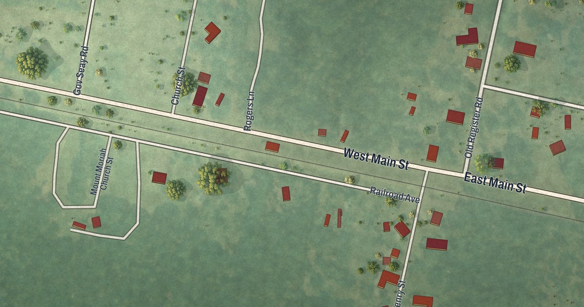 Map of Manassas, Georgia