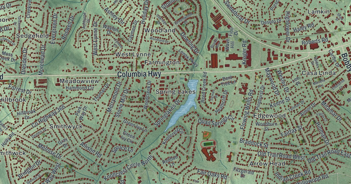Map of Martinez, Georgia