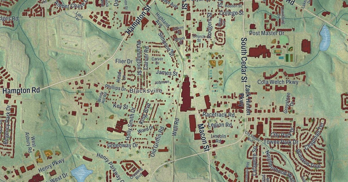 Map of McDonough, Georgia