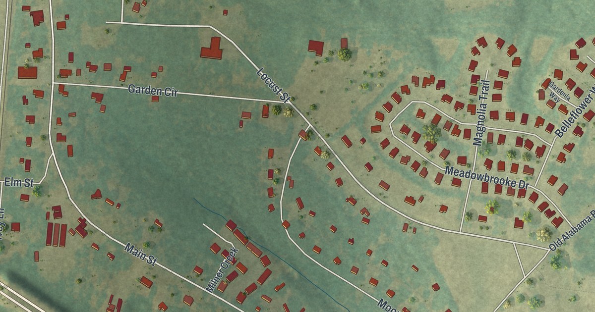 Map of Milner, Georgia