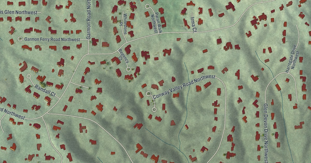 Map of Mt. Paran-Northside, Georgia