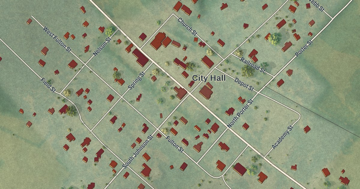 Map of Newborn, Georgia