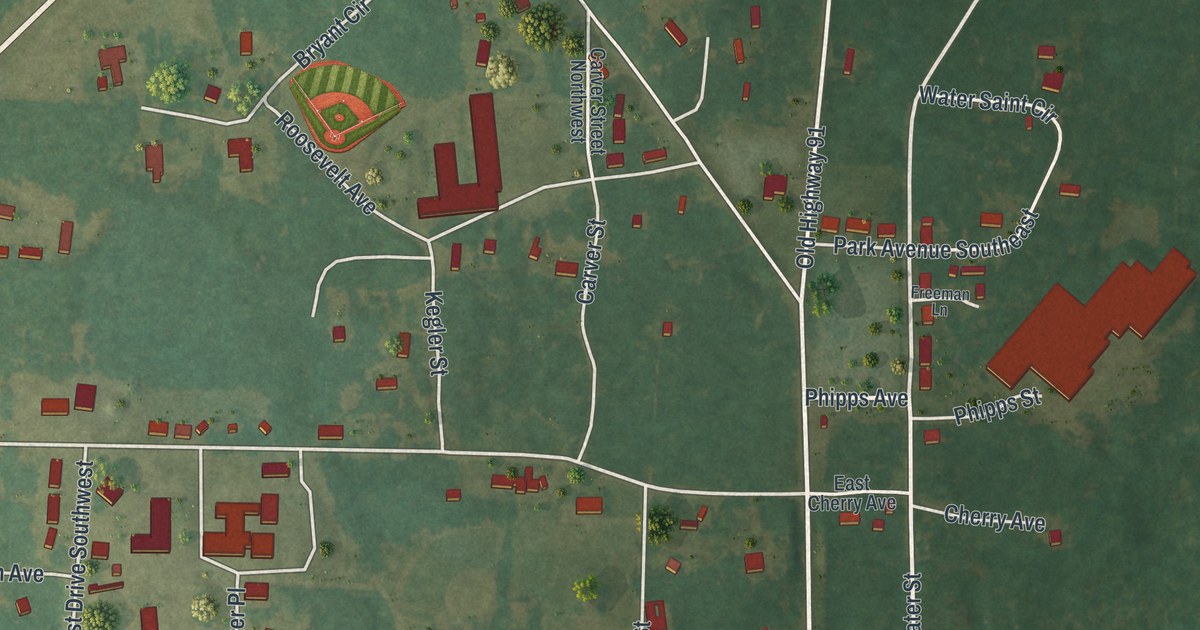 Map of Newton, Georgia