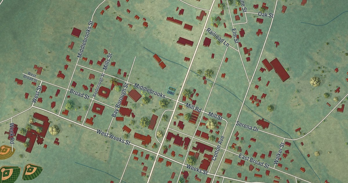 Map of Norman Park, Georgia