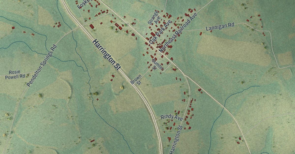 Map of Oak Park, Georgia