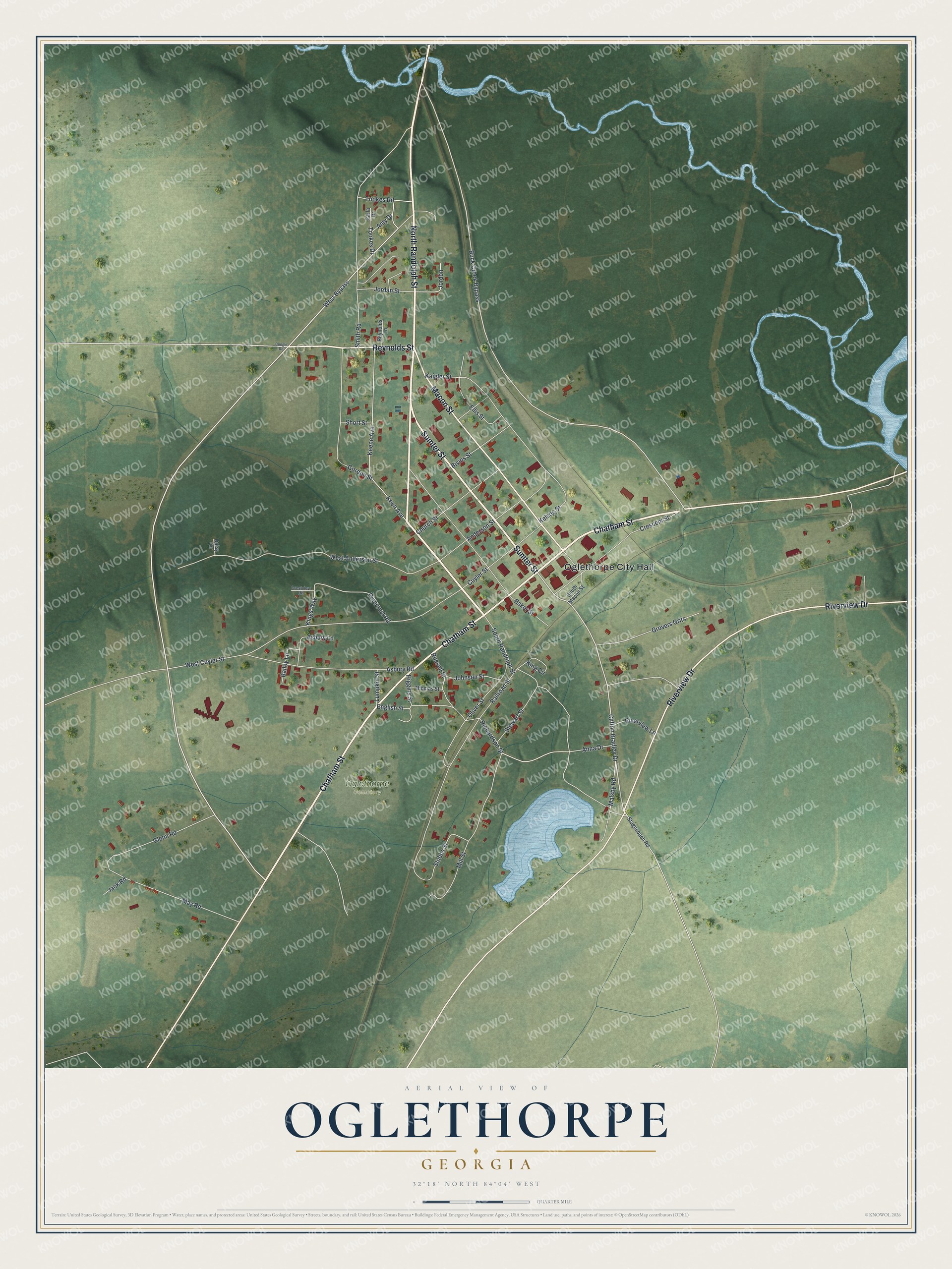 Watermarked full-map preview of Oglethorpe, Georgia