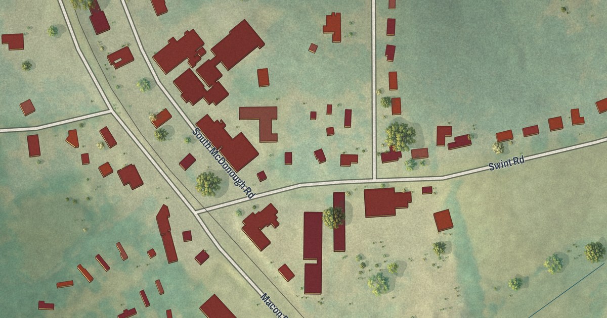 Map of Orchard Hill, Georgia