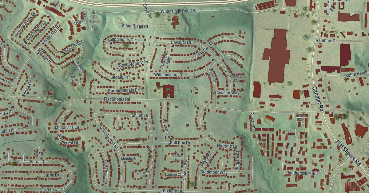 Map of Panthersville, Georgia