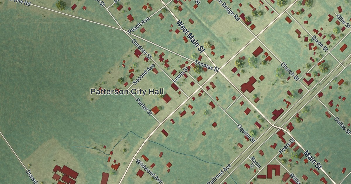 Map of Patterson, Georgia