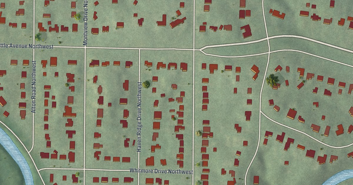Map of Peachtree Battle Alliance, Georgia