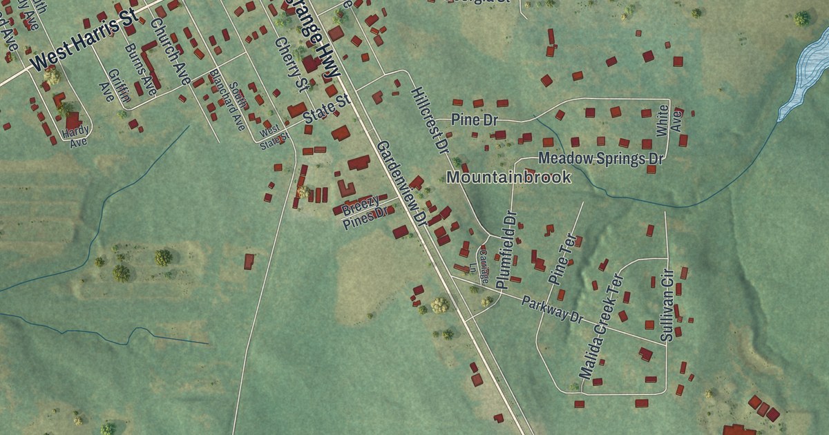 Map of Pine Mountain, Georgia