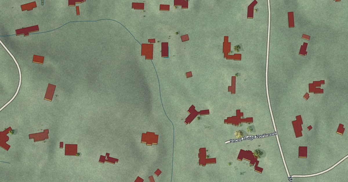 Map of Pleasant Hill, Georgia
