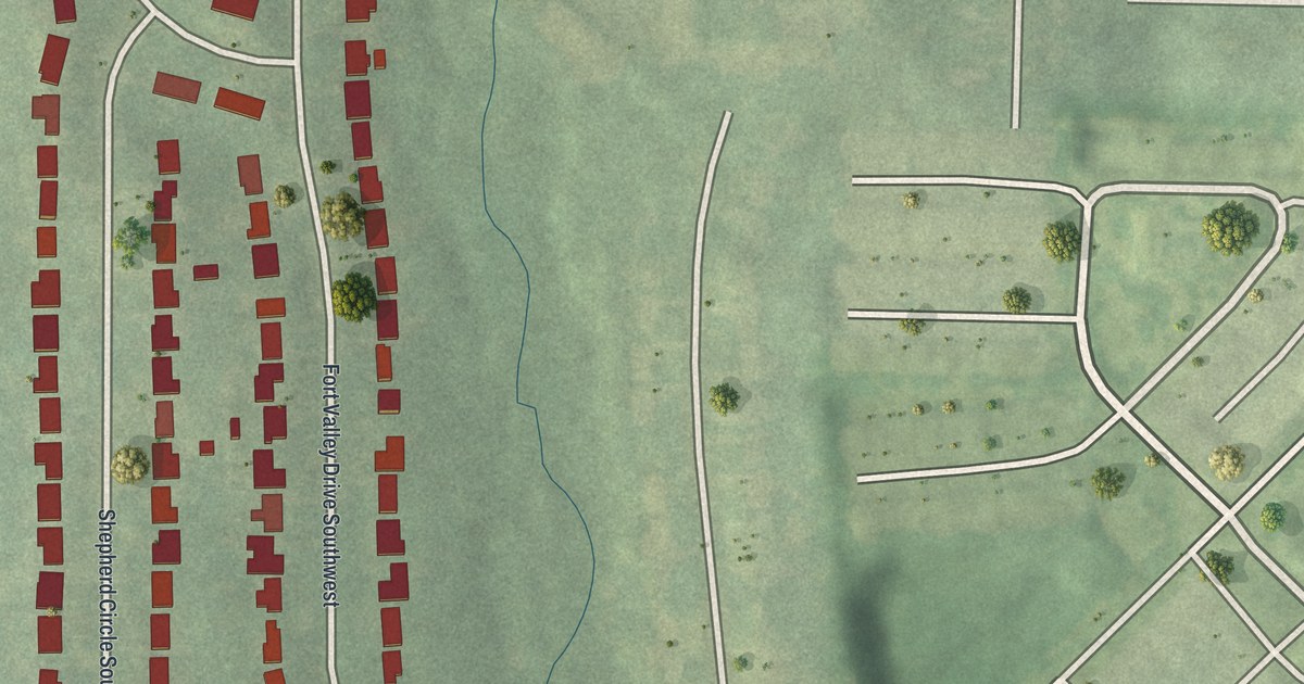 Map of Pomona Park, Georgia