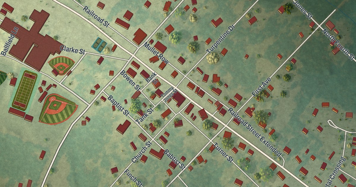 Map of Portal, Georgia
