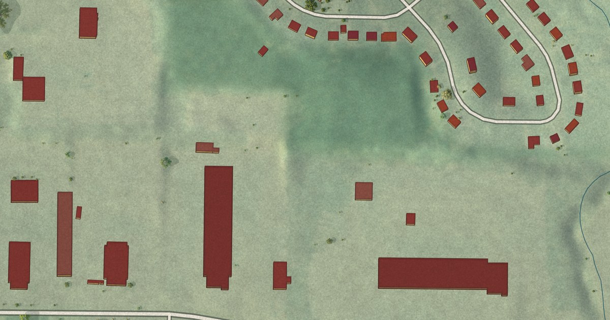 Map of Rebel Valley Forest, Georgia