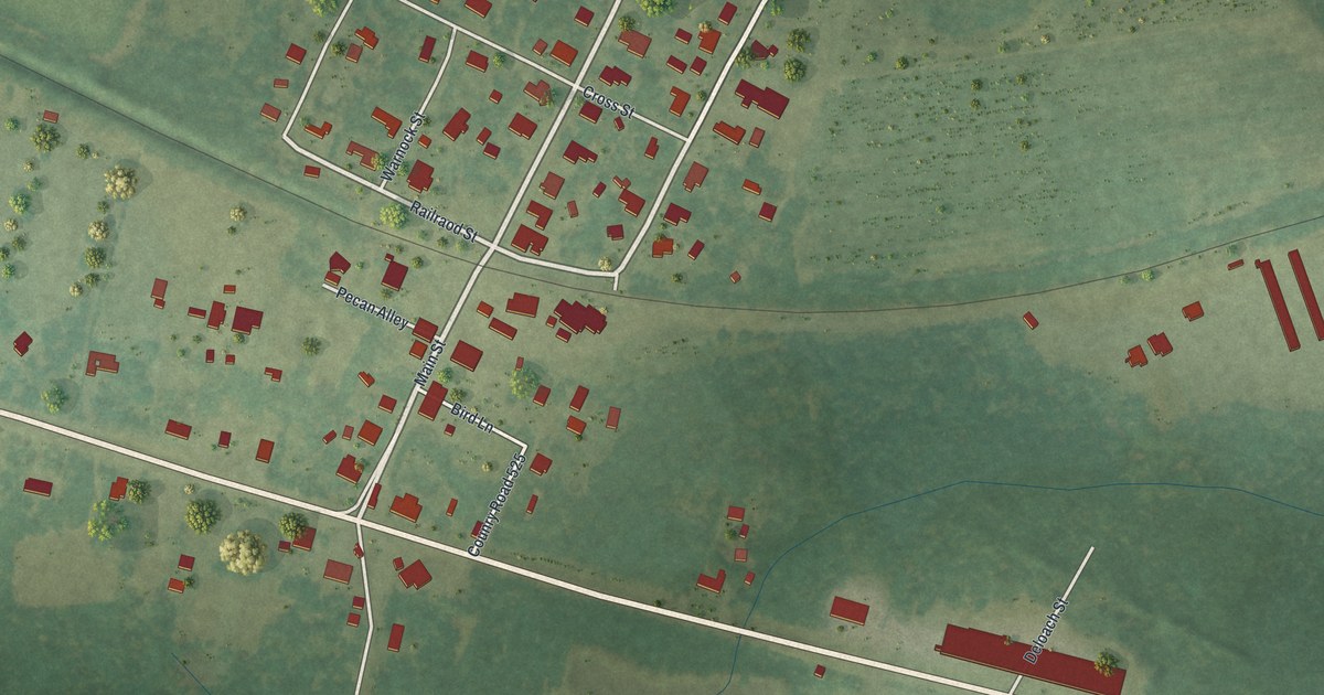 Map of Register, Georgia
