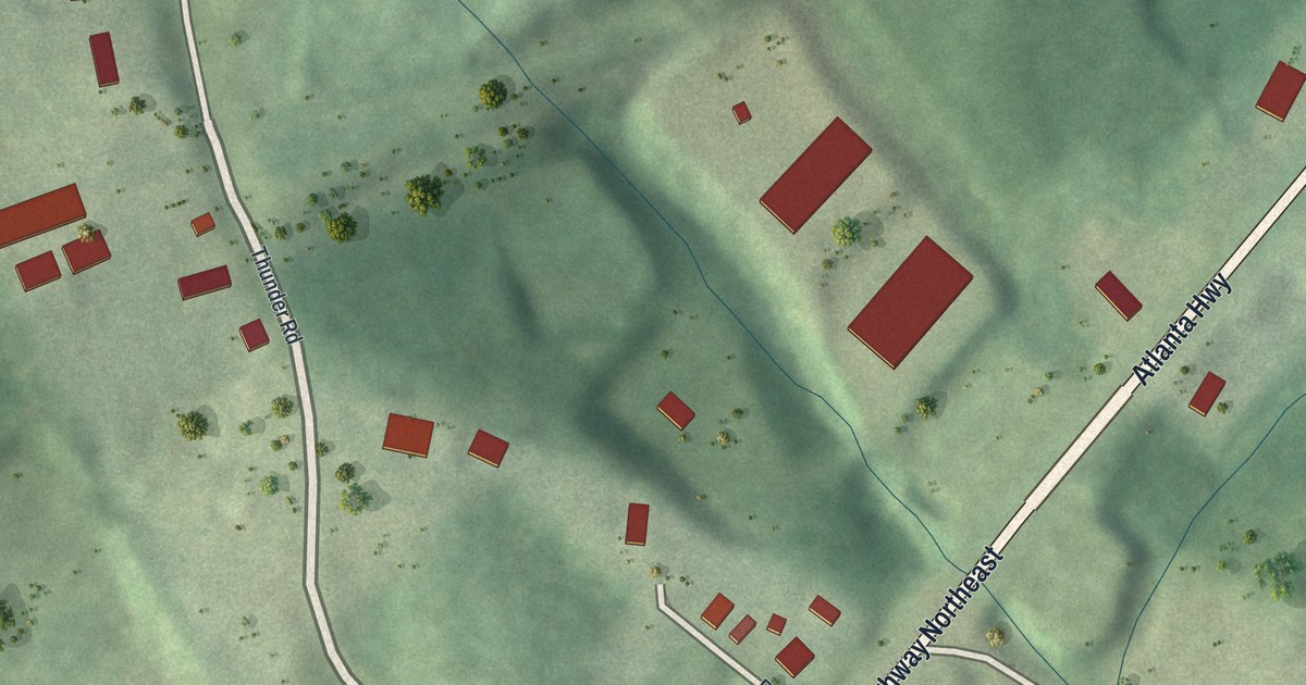 Map of Rest Haven, Georgia
