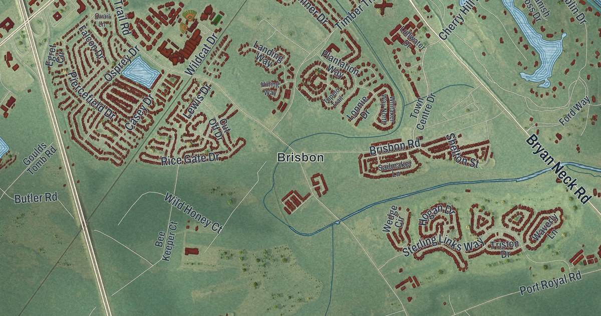 Map of Richmond Hill, Georgia