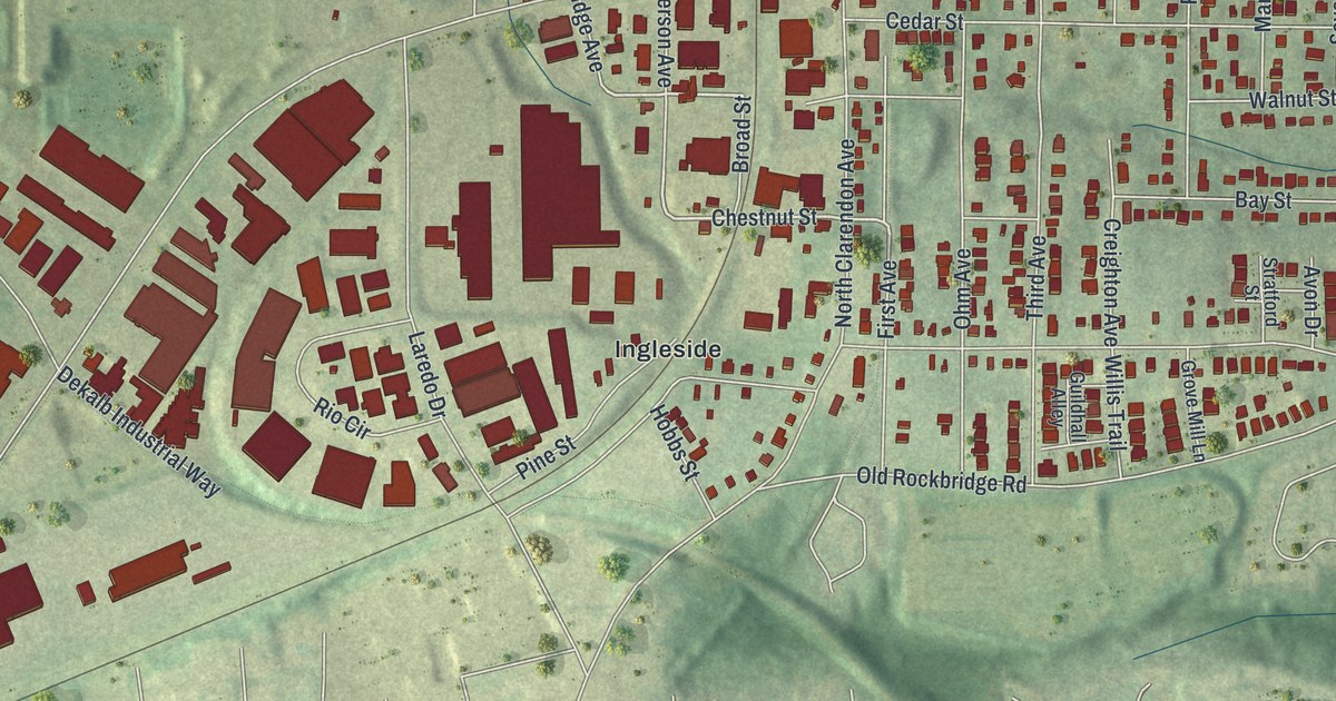 Map of Scottdale, Georgia