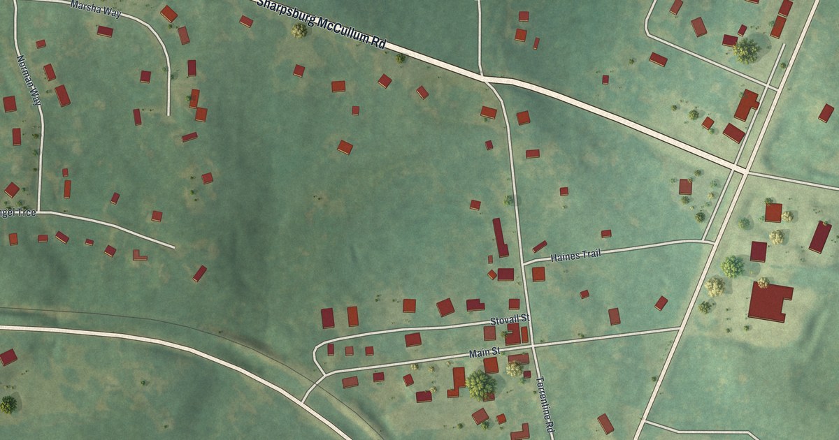Map of Sharpsburg, Georgia