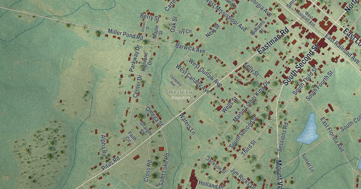 Map of Soperton, Georgia